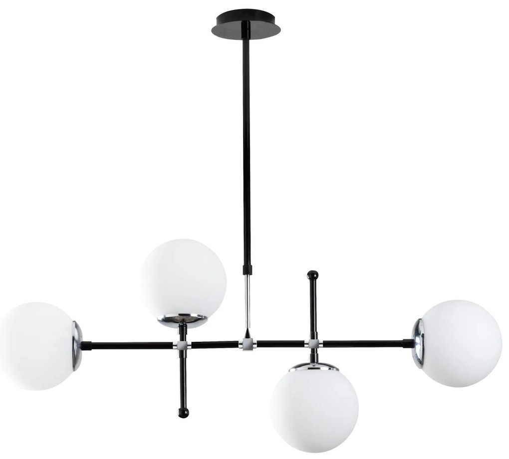 Chandelier My Legend – Preto e Branco – 90 x 15 cm