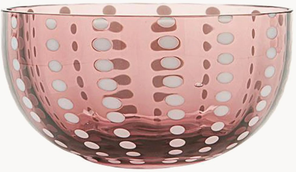 Taças pequenas de vidro artesanais Perle, conjunto de 6
