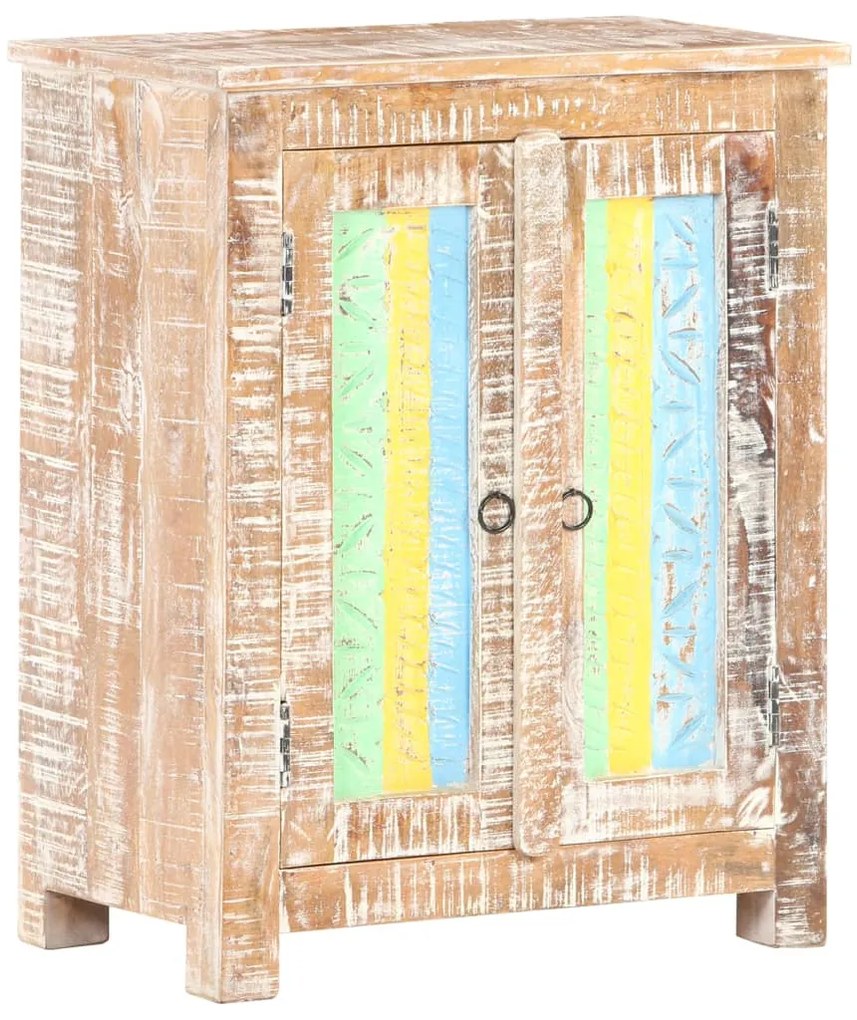 Aparador 61x35x76 cm madeira de acácia áspera