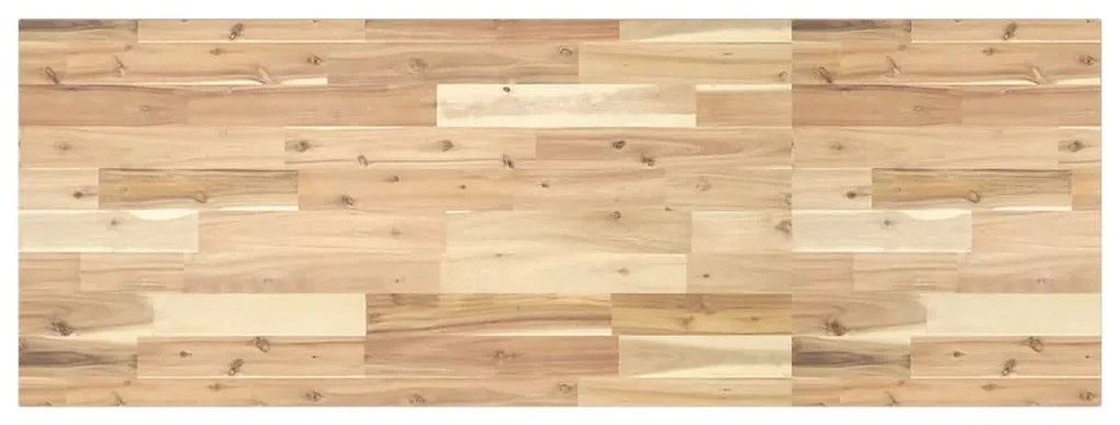 vidaXL Tampo p/ móvel casa de banho 140x50x2 acácia maciça não tratada