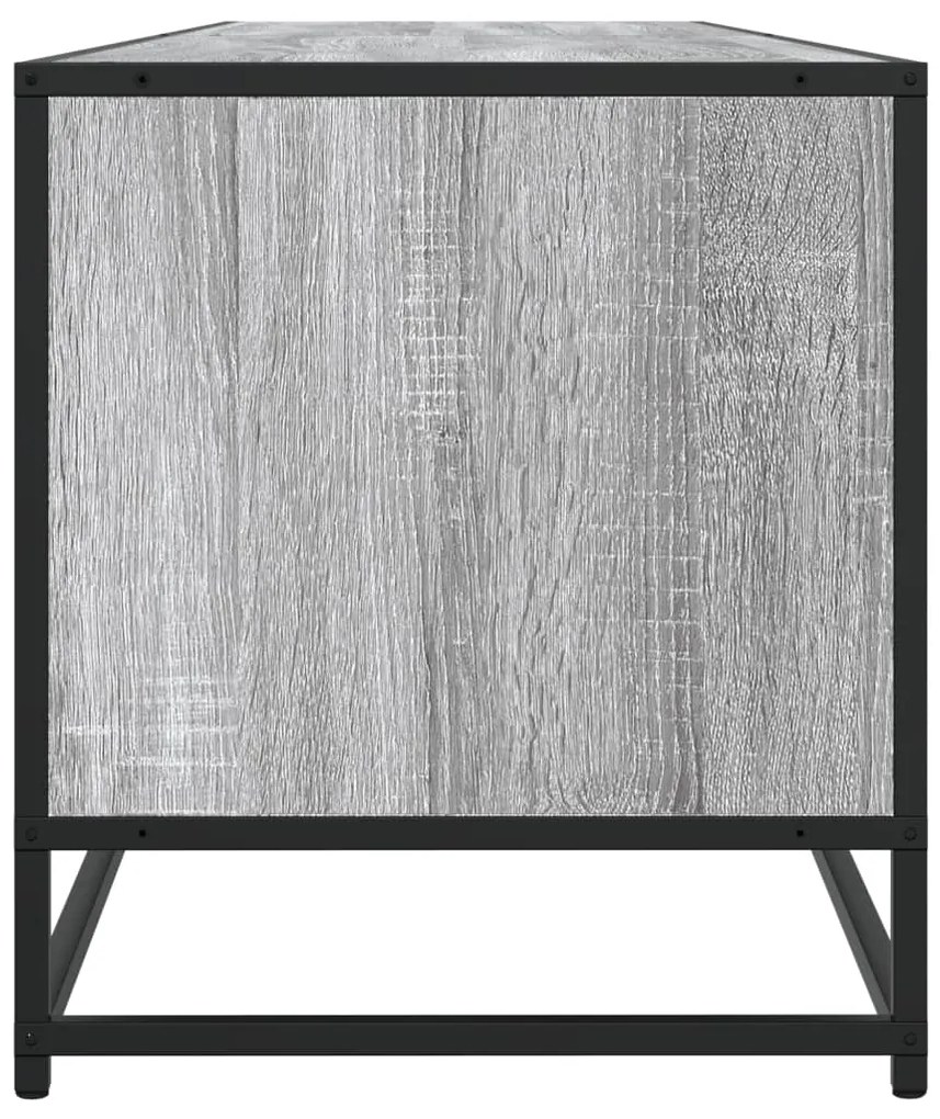 Móvel de TV 180x40x46 cm derivados de madeira cinzento sonoma