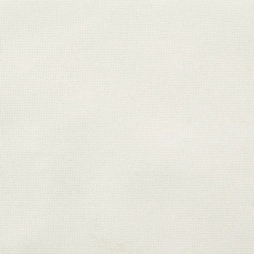 Almofadão banco jardim 100x50x7cm mesclado tecido creme