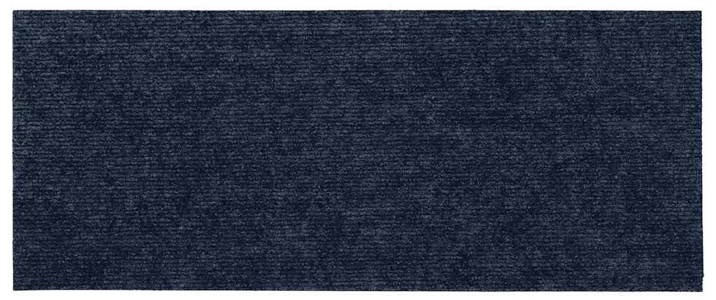 Tapetes de escada adesivos retangulares 15 pcs 60x25 cm azul