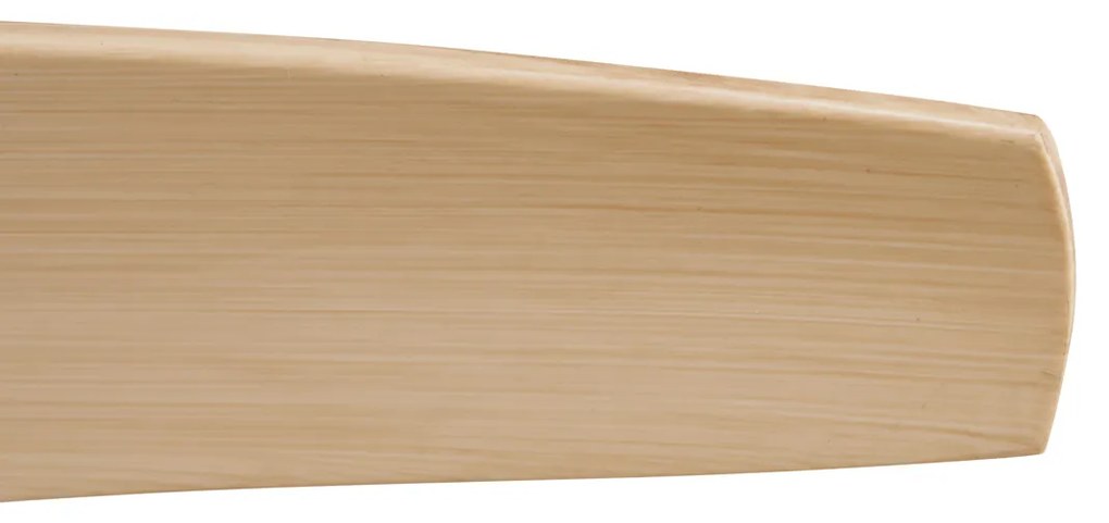 Ventoinha de Teto Branca com Efeito Madeira 132cm Com LED Regulável e Controlo Remoto - Joly