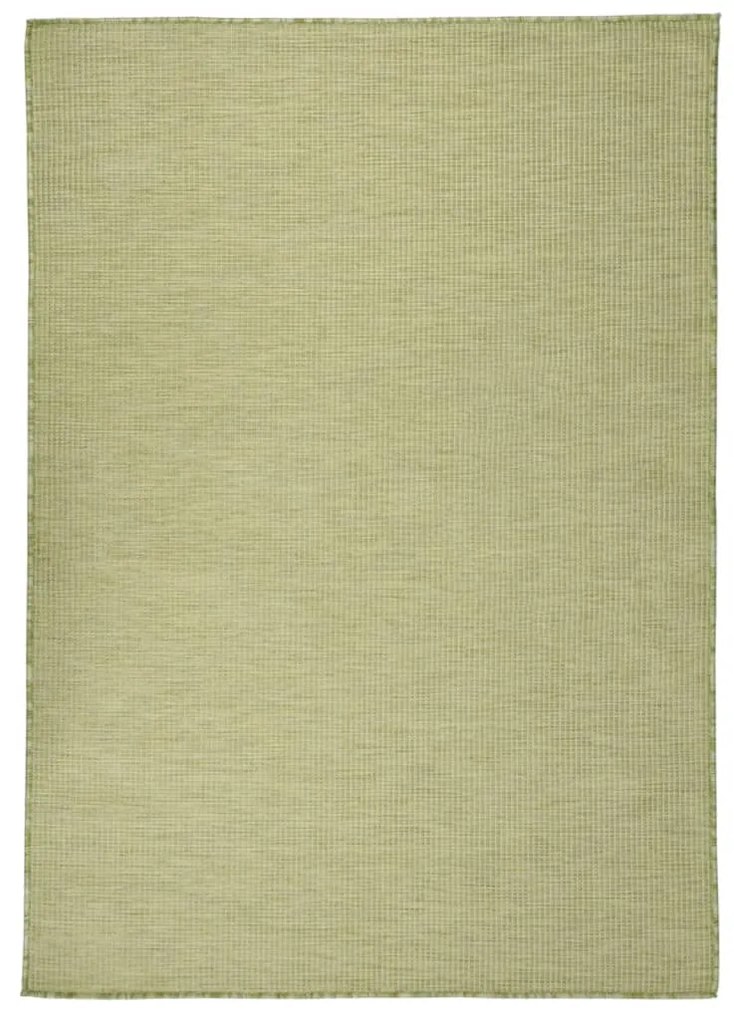 vidaXL Tapete de tecido plano para exterior 200x280 cm verde