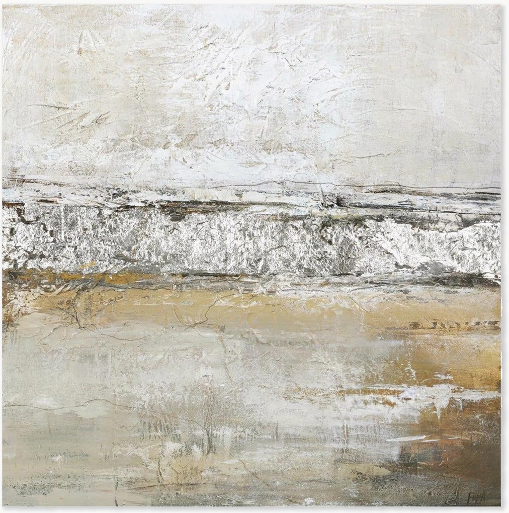 Quadro em tela pintado à mão Low Limit Silver