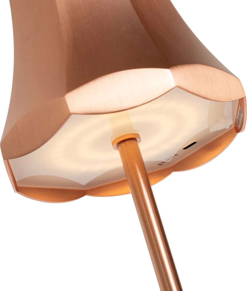 Candeeiro de mesa retro cobre recarregável IP44 - Granny