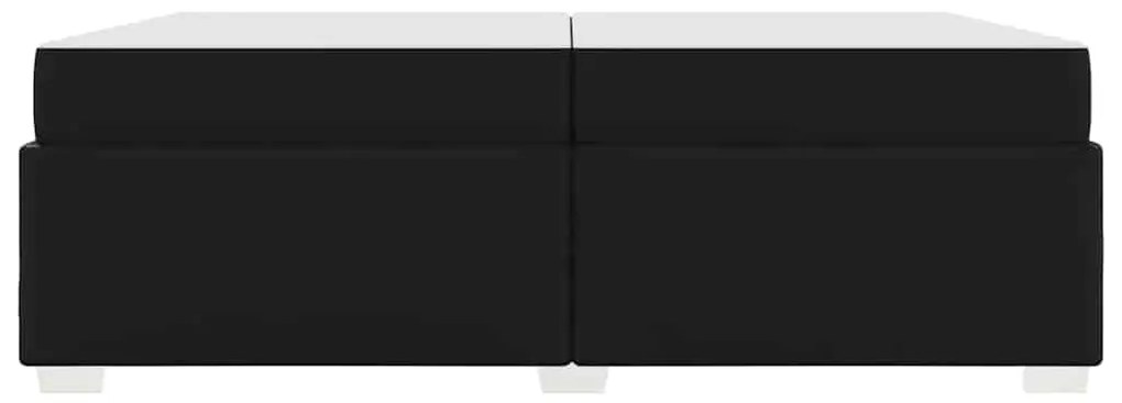 Estrutura da Cama Outros Preto 200 x 200 cm Couro sintético