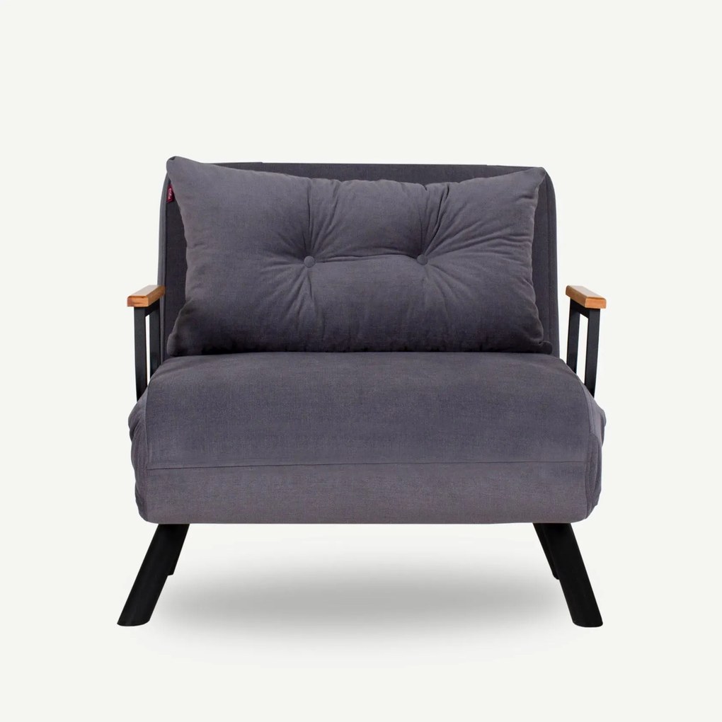 **** Sofá-Cama Sando de 1 Lugar – Cinzento – 50x67x41 cm
**