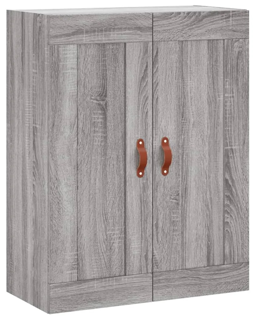 Armário alto 69,5x34x180 cm derivados de madeira sonoma cinza