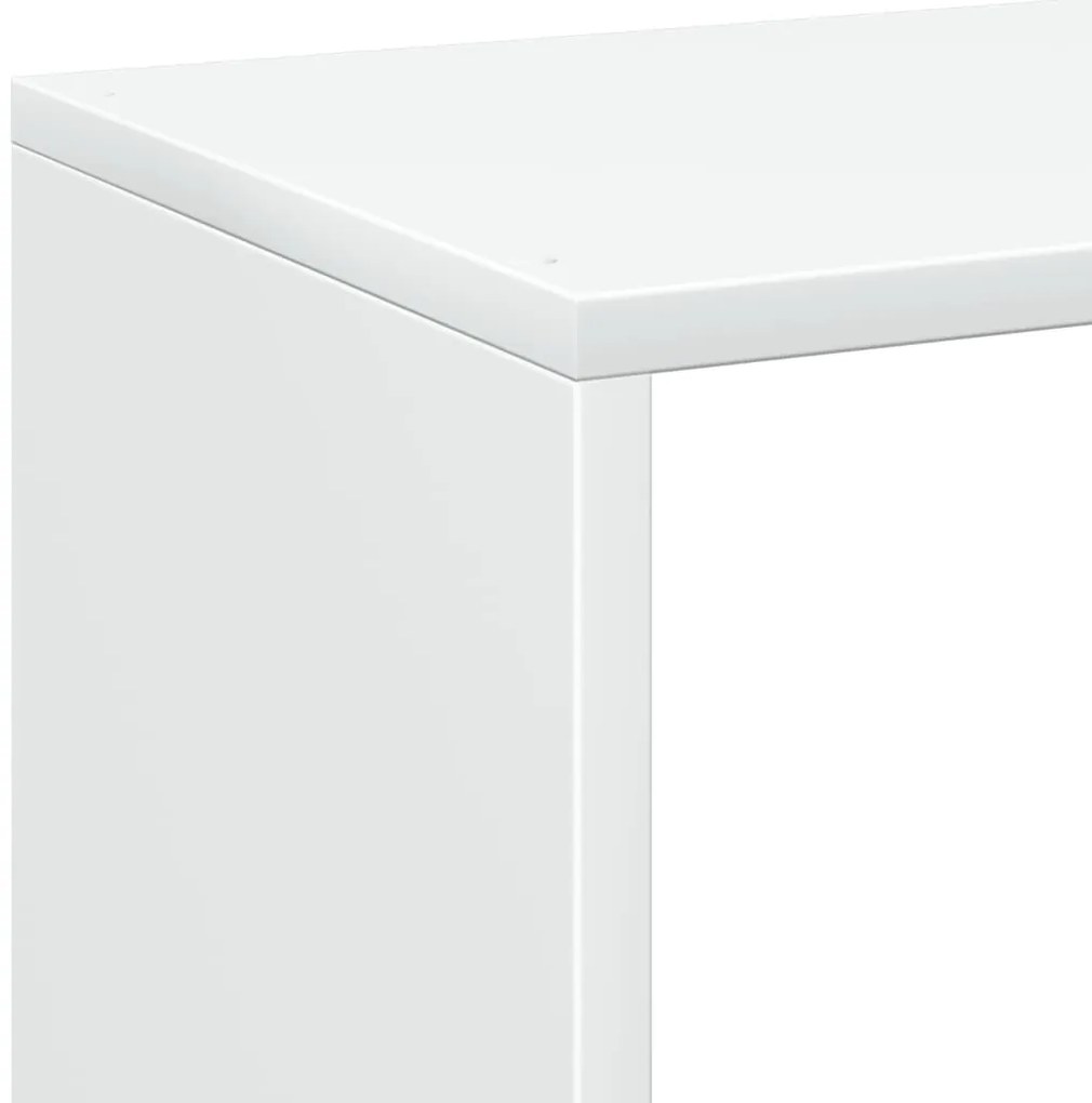 Estante divisória 102x29x103,5 cm derivados de madeira branco
