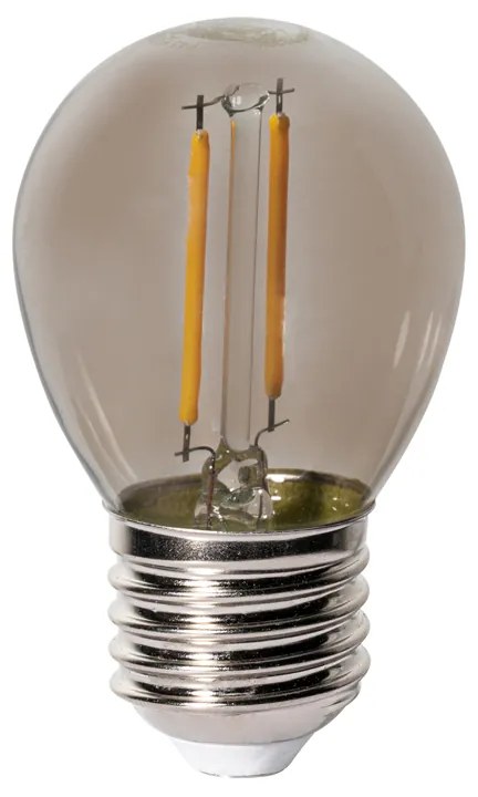 Conjunto de 5 E27 dimbare LED lamp P45 smoke 3W 250 lm 2200K