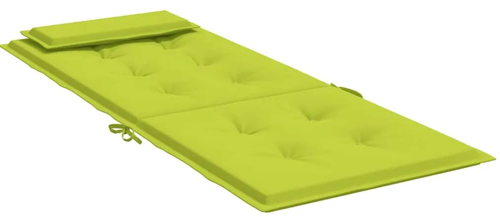 Almofadões p/ cadeira encosto alto 6 pcs oxford verde brilhante