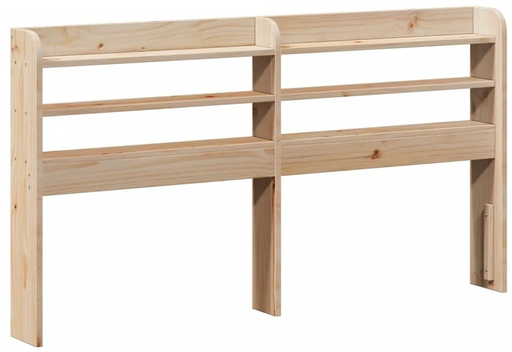 Estrutura cama c/ cabeceira 120x190 cm pinho maciço