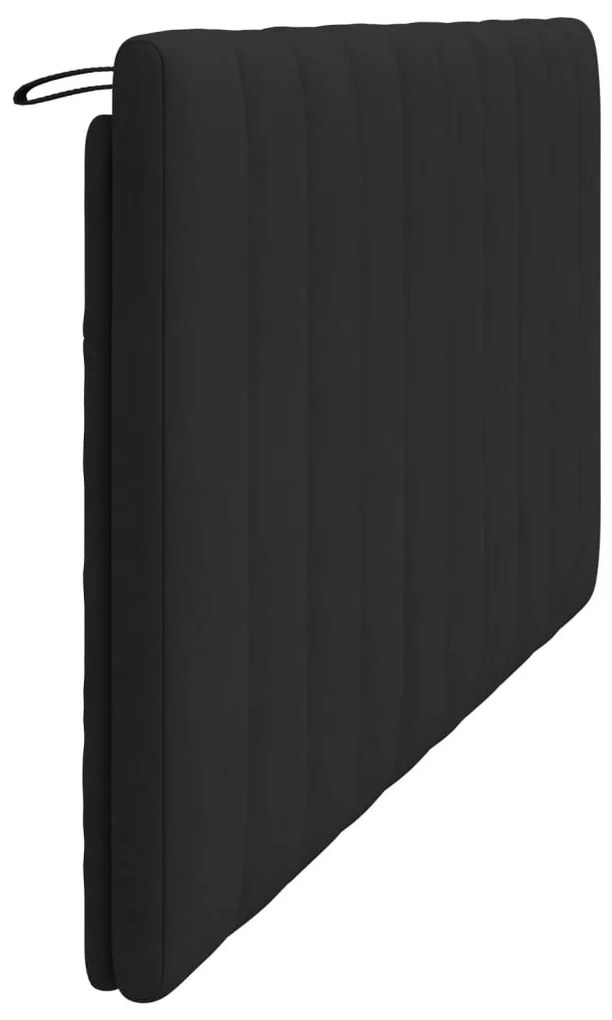 Almofadão de cabeceira 180 cm veludo preto
