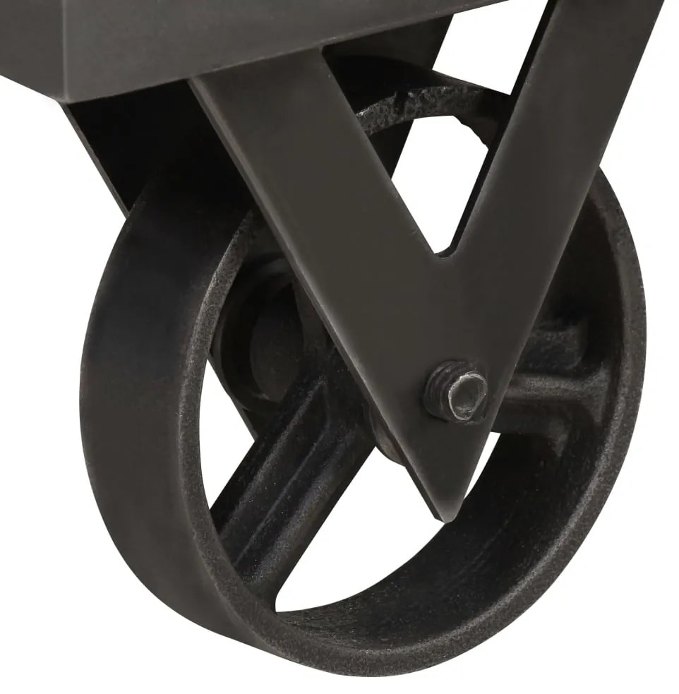 Mesa consola 90x35x74 cm madeira recuperada maciça