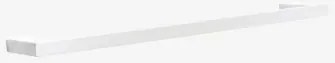 Toalheiro De Parede Com Barra ↔︎60 Cm Para Casa De Banho Em Aço Inoxidável Olvam Branco - Sklum