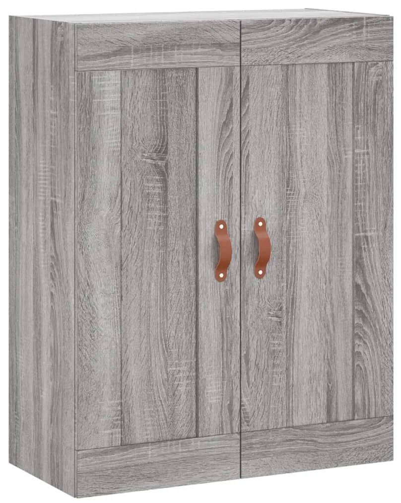 Armário alto 69,5x34x180 cm derivados de madeira sonoma cinza