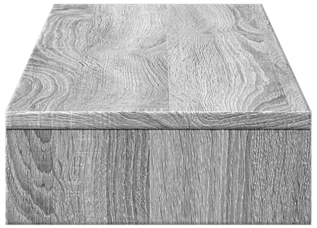 Suporte monitor 100x27x10 cm derivados madeira cinzento sonoma