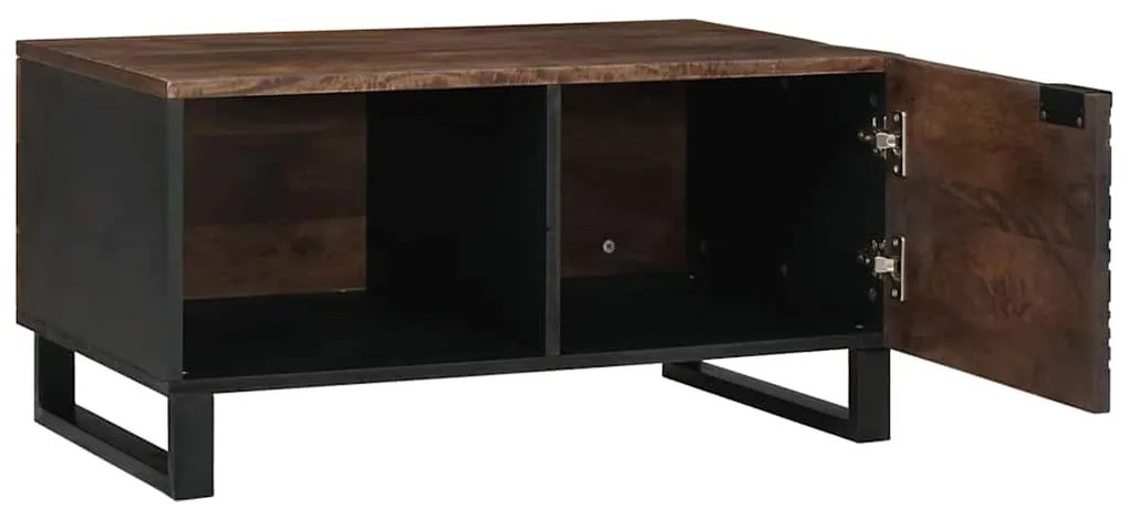 Mesa de Centro 80 x 50 x 40 cm - Madeira Sólida de Mangueira e Engenha
