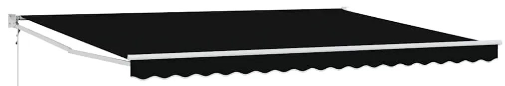 Toldo Retrátil Automático Preto 450 x 300 cm