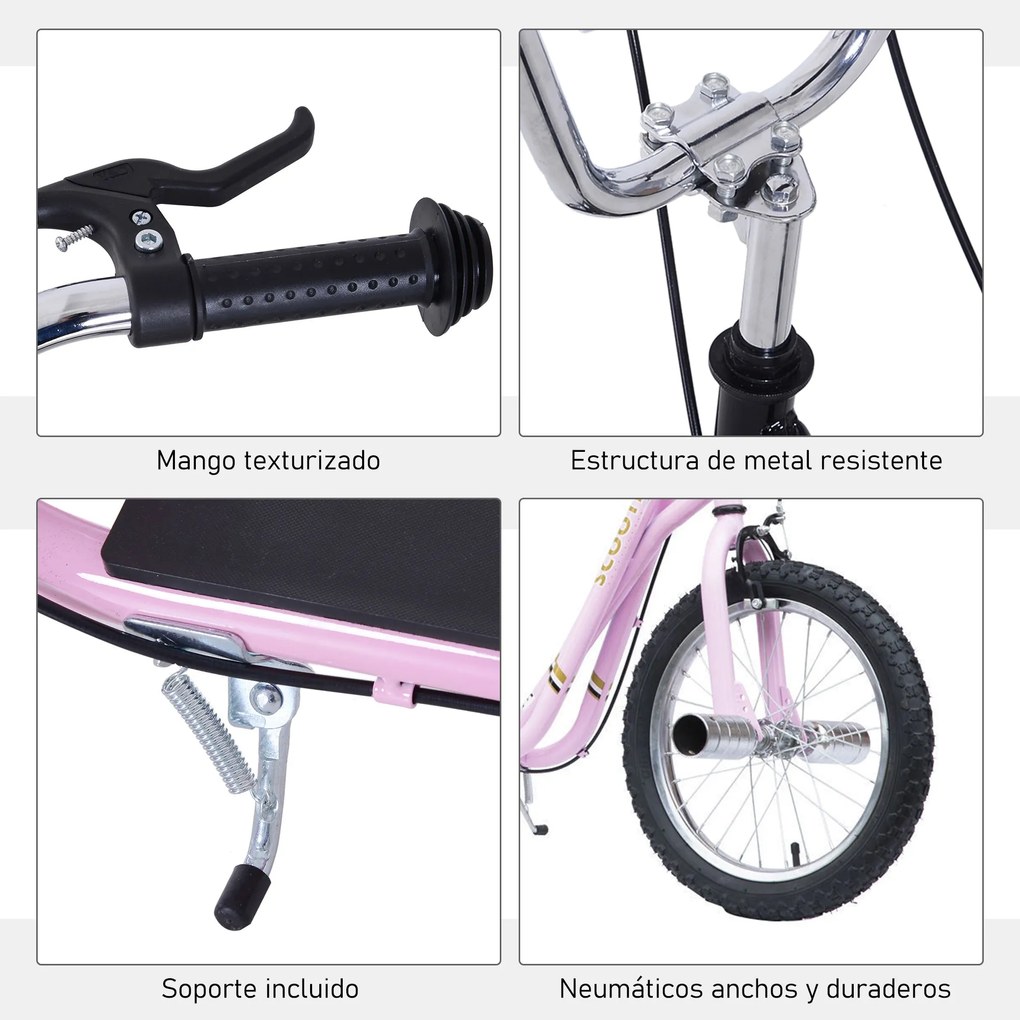 Trotinete para Crianças acima de 5 anos Scooter de 2 Rodas Grandes Ins