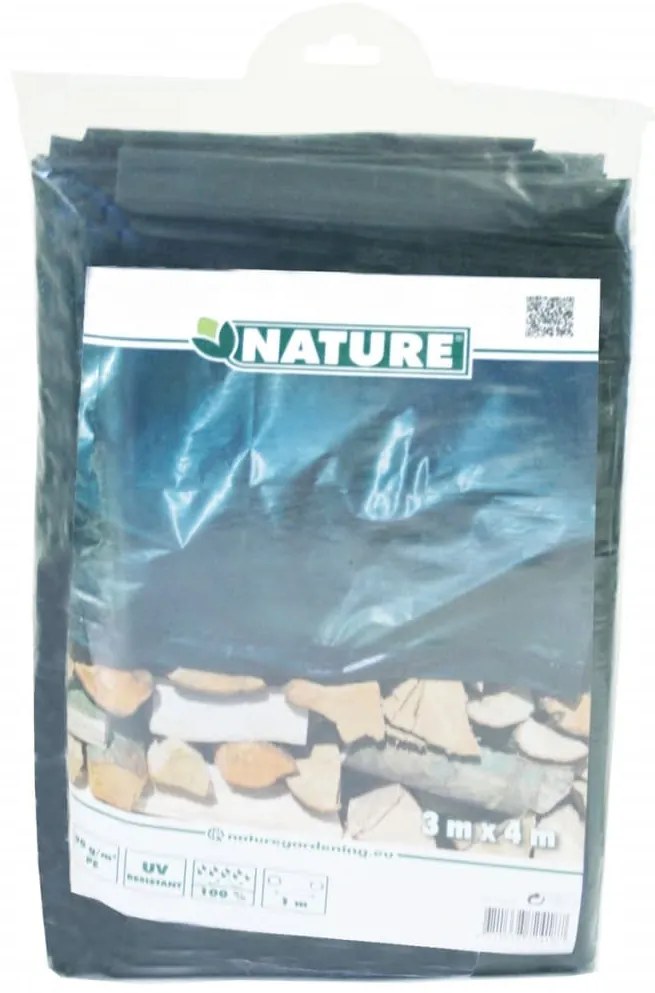 Lona para lenha 3x4 m PE verde 6072418