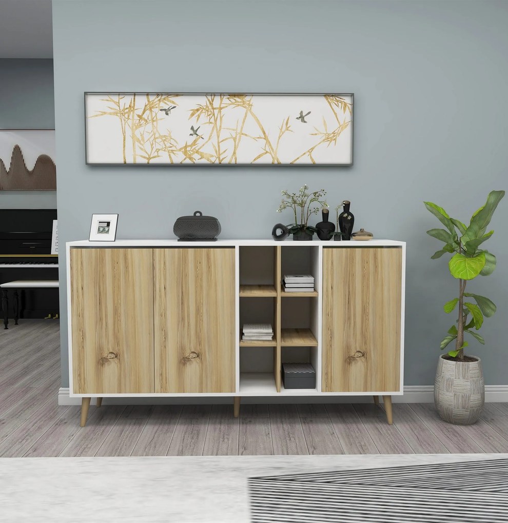 Console Stil – Felt White – 160 cm x 87 cm x 40 cm