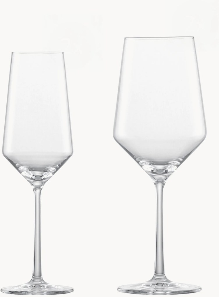 Conjunto de copos de vinho Pure Date Night, conjunto de 4