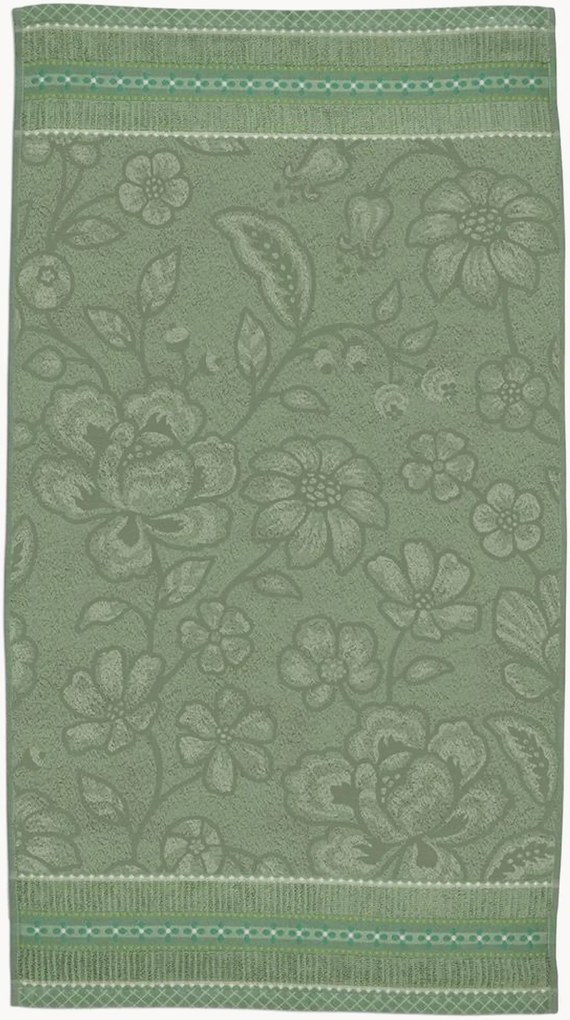 Toalha em algodão felpudo Jasmin Jacquard
