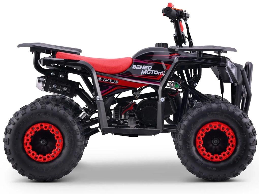 Moto 4 gasolina para Crianças Motors Quad Escape 49cc Vermelha