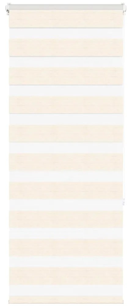 vidaXL Cortina de zebra 65x150 cm largura do tecido 60,9 cm poliéster