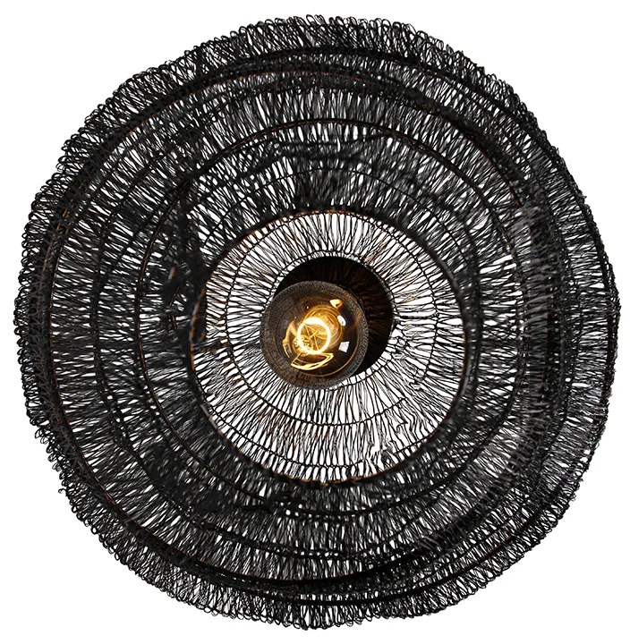 Candeeiro de teto oriental preto 45 cm - Vadi