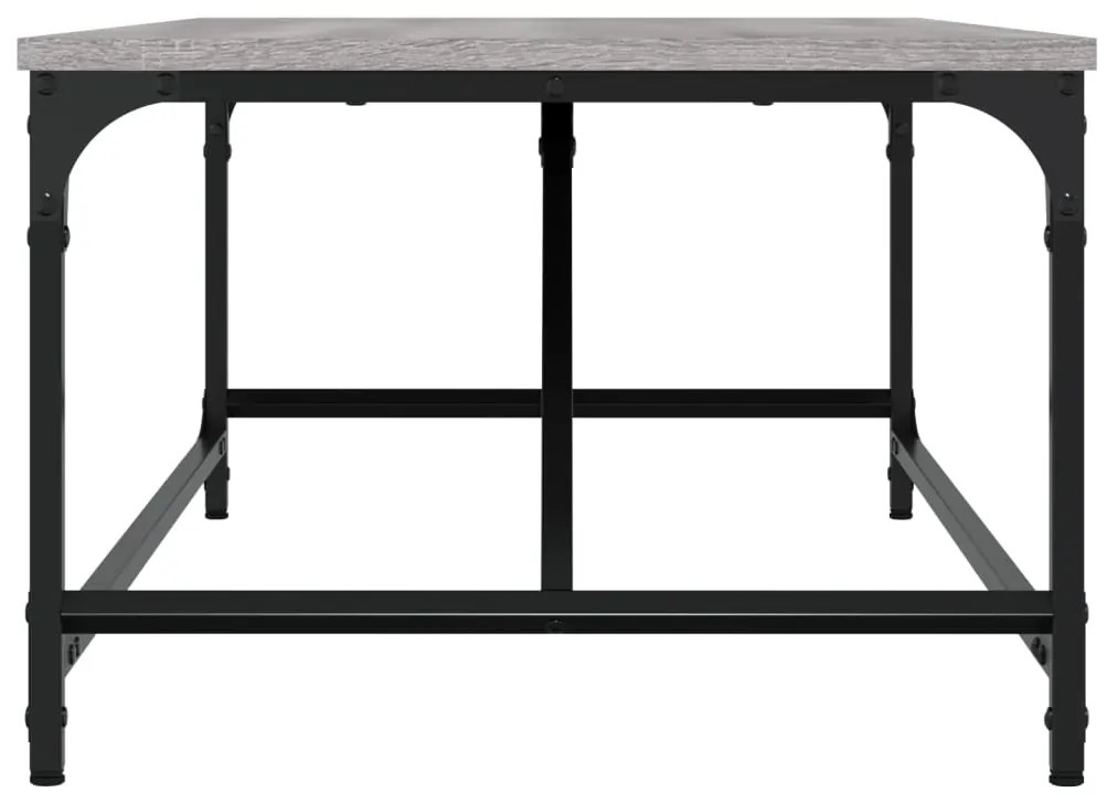 Mesa de centro 100x50x35 cm derivados de madeira cinza sonoma