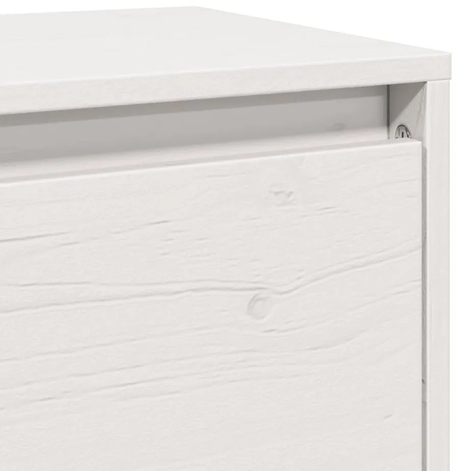 Armários de parede 2 pcs 45x30x35 cm pinho maciço branco