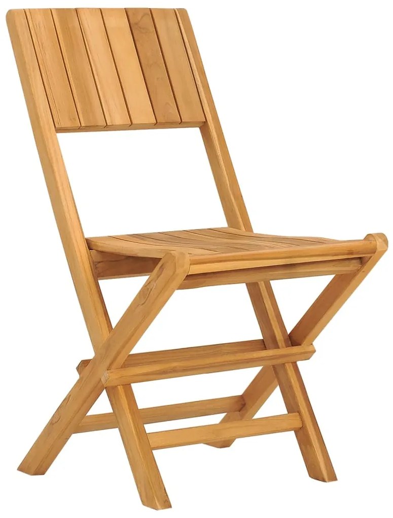 Cadeiras de jardim dobráveis 8 pcs 47x61x90 cm teca maciça