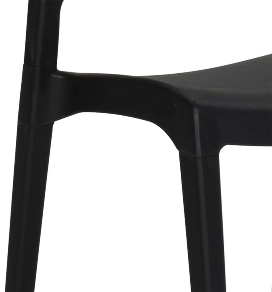 Cadeiras de jardim 2 pcs polipropileno antracite