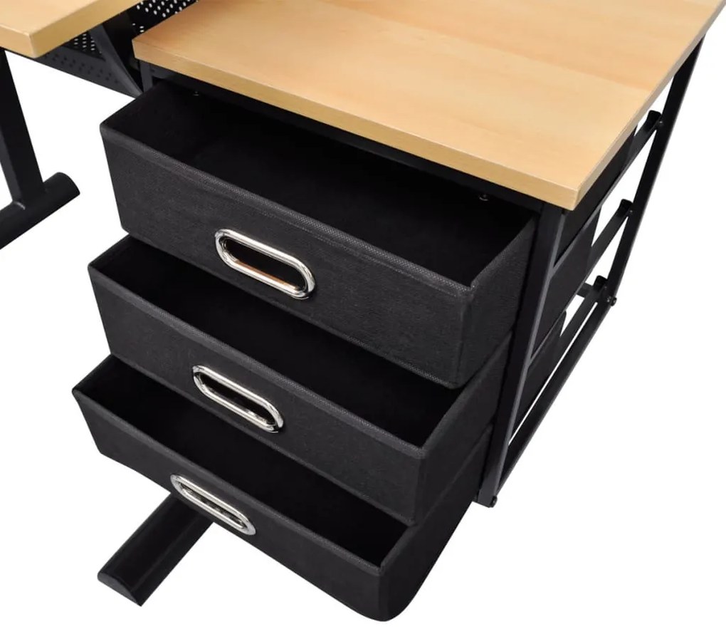 Mesa de desenho inclinável com banco
