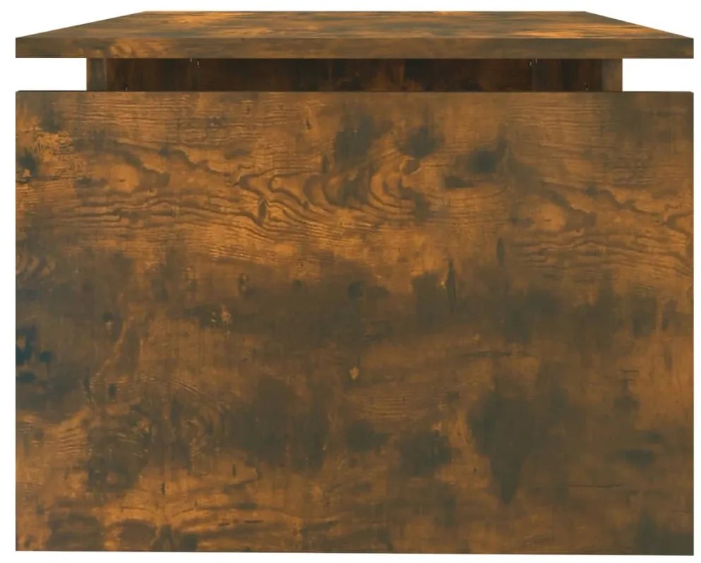Mesa de centro 68x50x38 cm derivados de madeira carvalho fumado