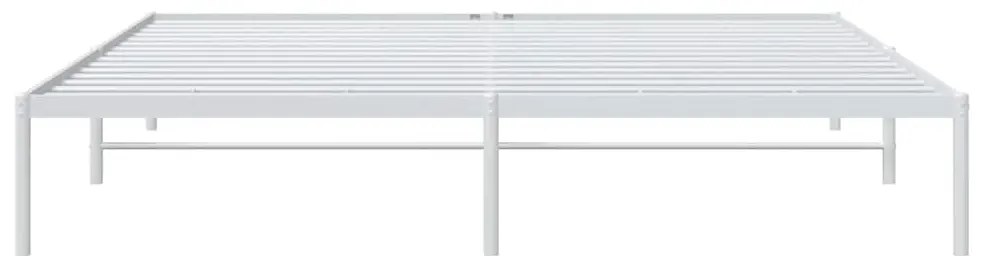 Estrutura de cama 183x213 cm metal branco