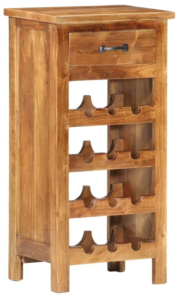 Armário para vinhos 40x30x80 cm madeira de acácia maciça