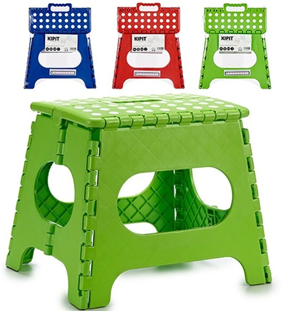 Banco Dobrável Plástico 33 x 26 x 27 cm (6 Unidades)