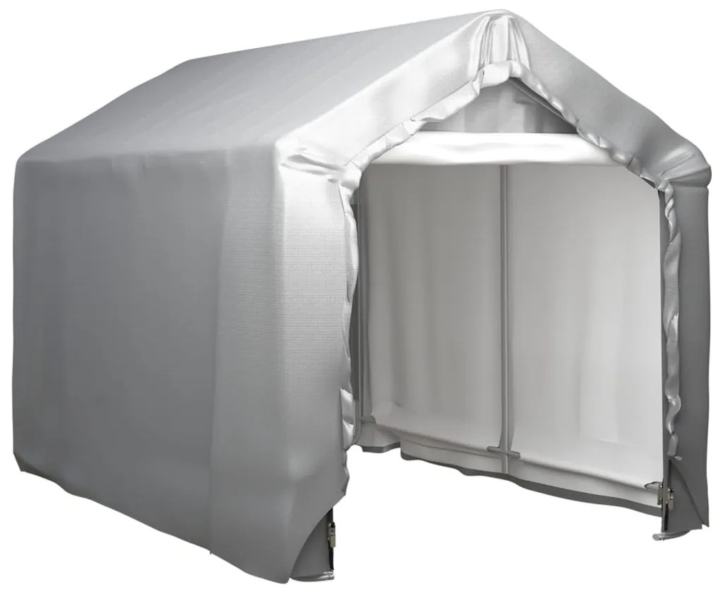 Tenda de armazenamento 180x300 cm aço cinzento