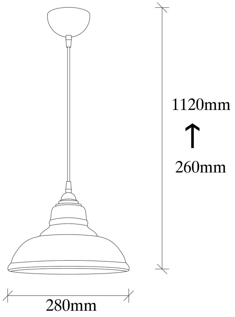 Chandelier Dilberay – Preto – 28 x 28 cm