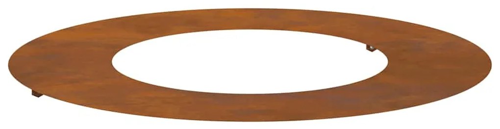 Plantadeira de Aço Corten Aço corten Diâmetro de 70 cm Durável