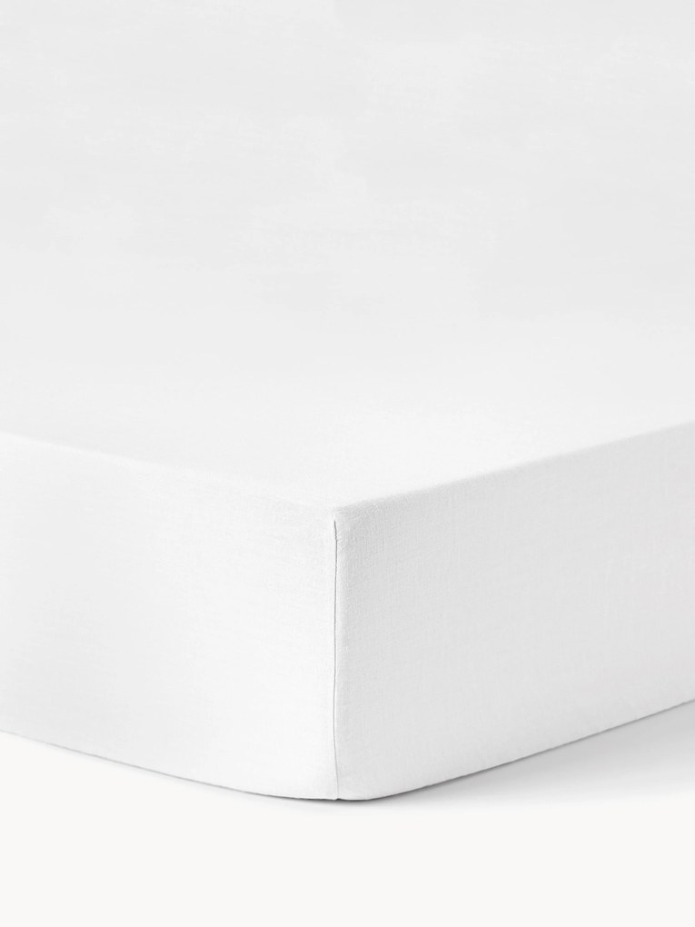 Lençol em linho lavado com elástico Airy