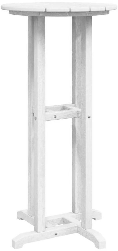 Mesa de Bar Branca 55x55x107 cm HDPE