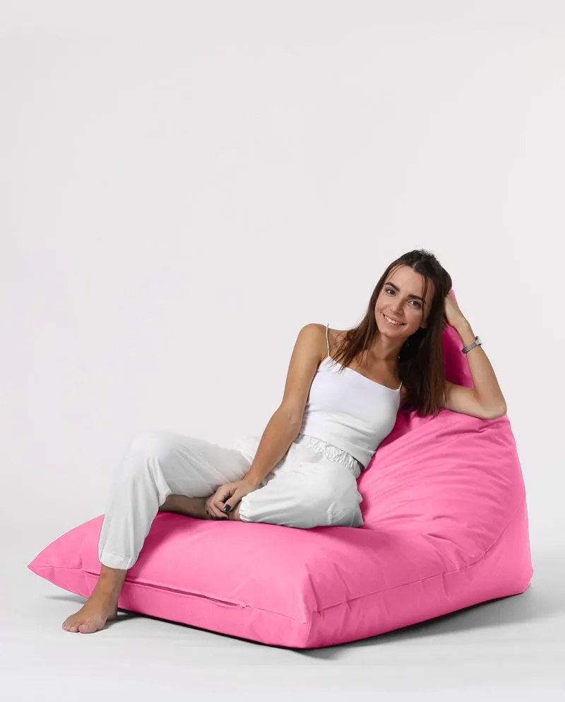 Pufe de Jardim Pyramid Big Bed – Rosa – 145x90x35 cm | Tribo Home