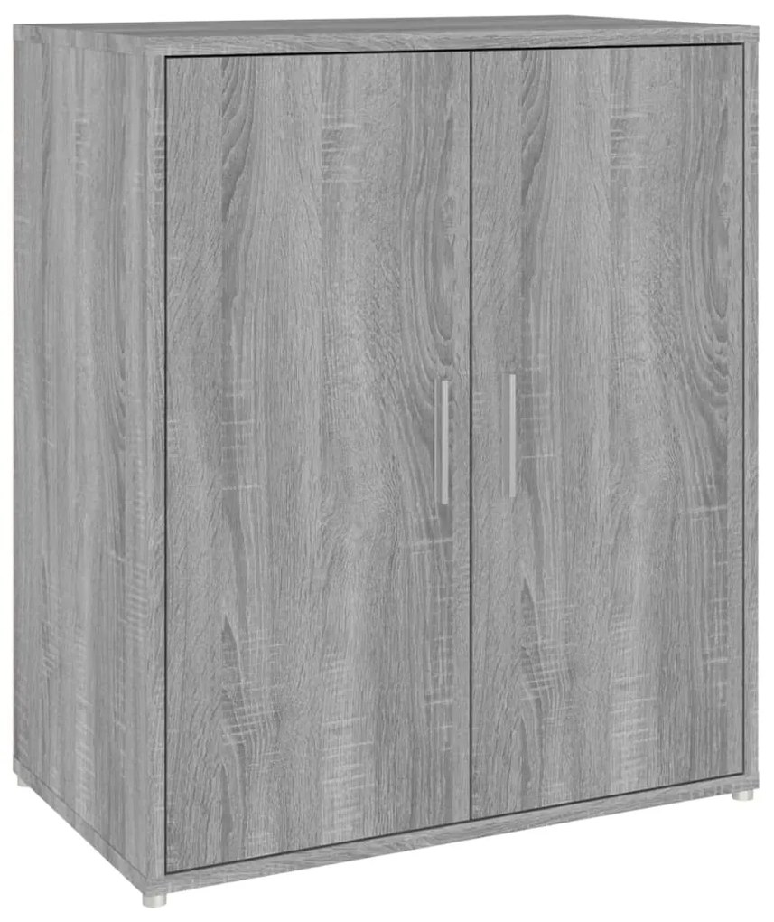 Sapateira 60x35x70 cm derivados de madeira sonoma cinza