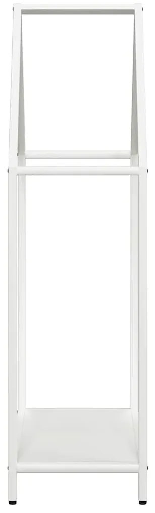 Suporte para lenha 60x25x90 cm aço laminado a frio branco